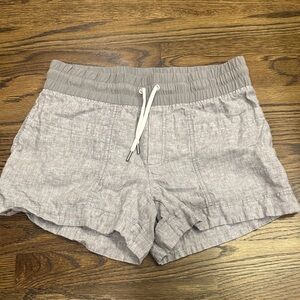 Athleta Light Gray Athletic Shorts